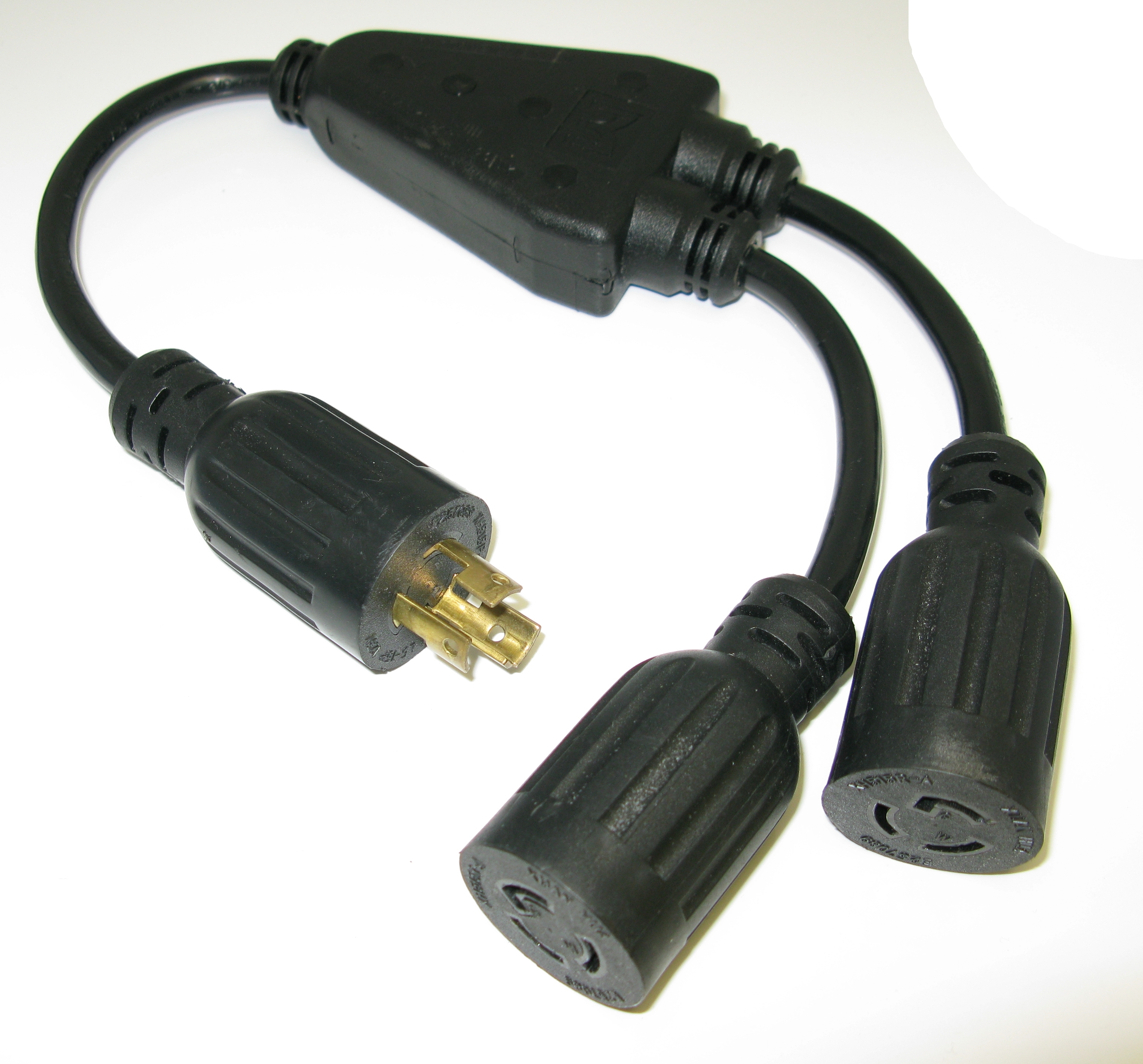 American Extension Splitter Cords Twist Locking Clarke Cable