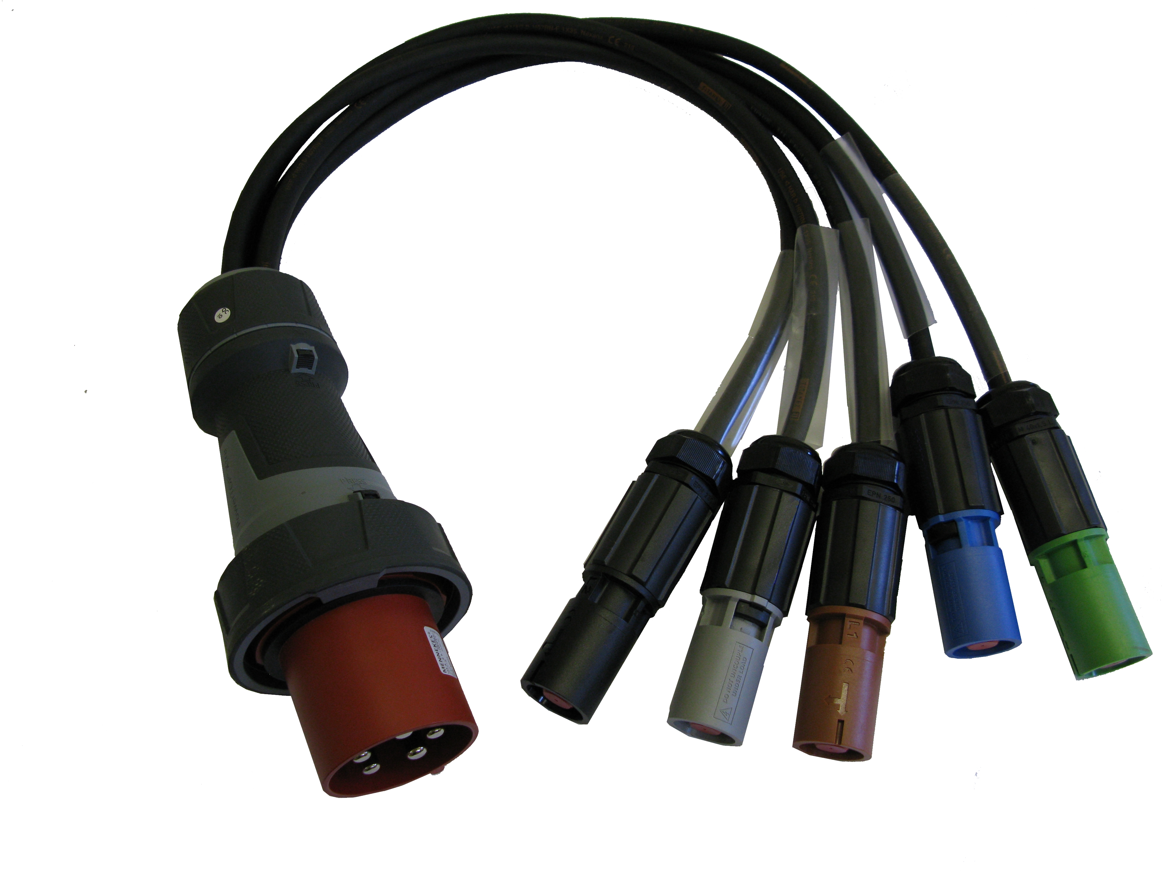 125 AMP 3P PLUG TO POWERLOCK ADAPT Clarke Cable