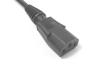 IEC C13 3 Pole 10A Straight Female Connector With Clampable Collar Point