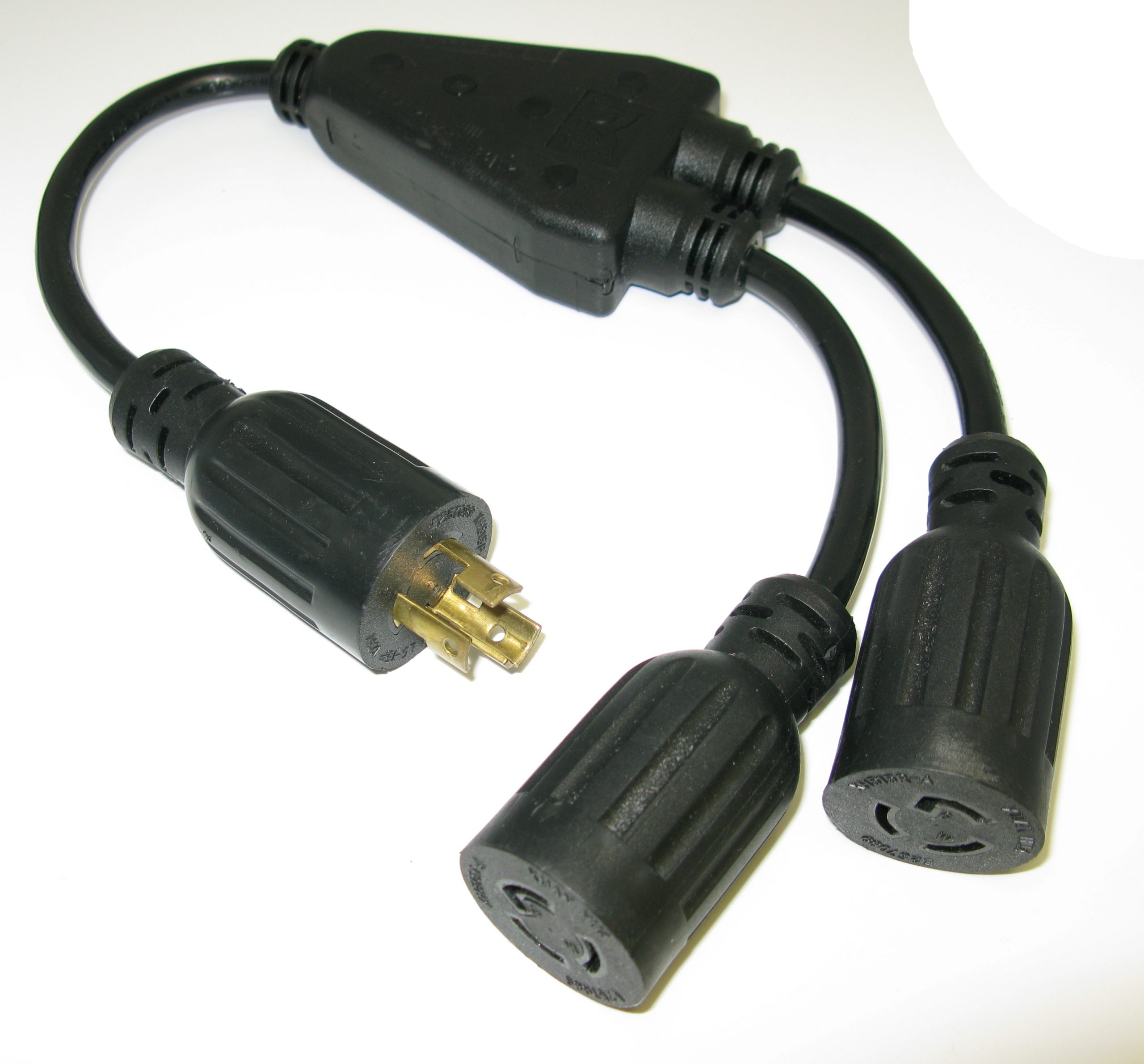 American Extension Splitter Cords Twist Locking Clarke Cable