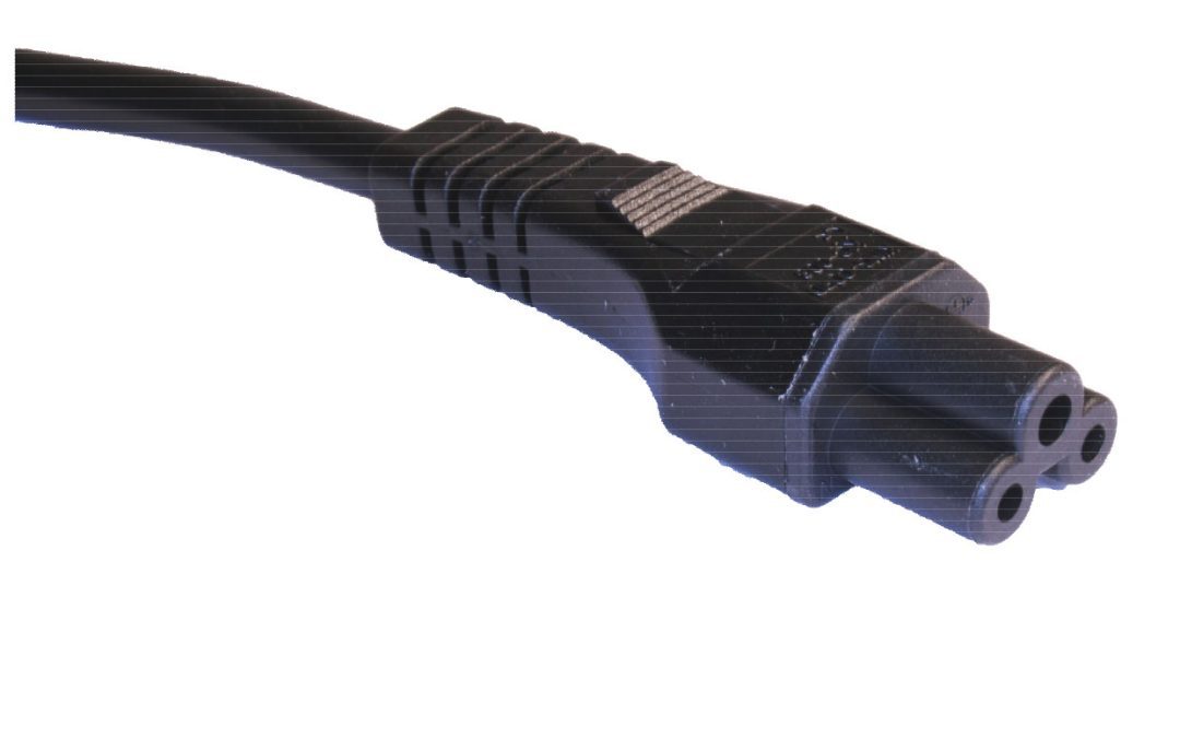 IEC C5 3 Pole 2.5A Straight Female Connector