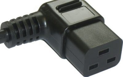 IEC C19 3 Pole 16A Right Angled Female Connector