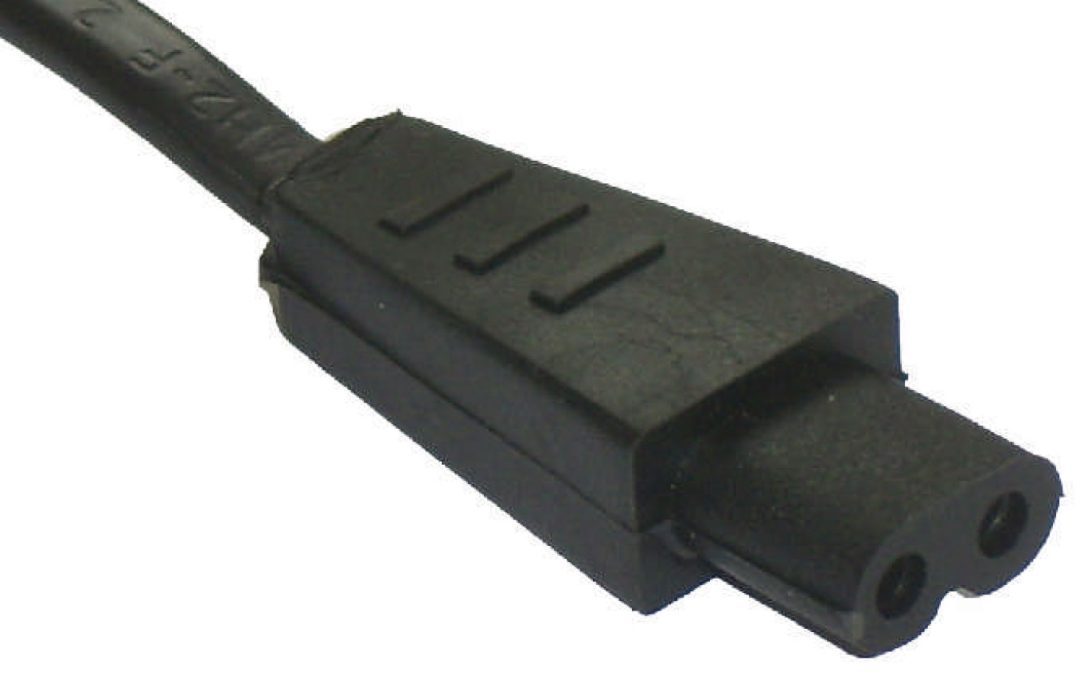IEC C7 2 Pole 2.5A Straight Female Connector