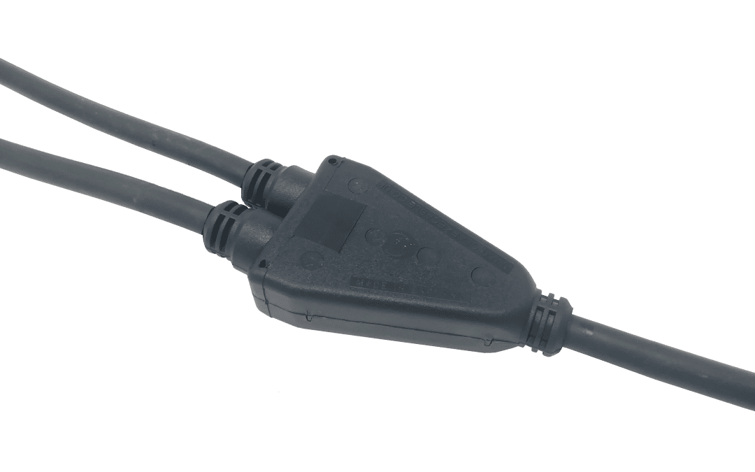 Moulded Triangular Y Splitter – for 1.50mm² to 4.00mm² cable