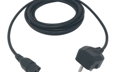 UK Mains Plug BS1363 Type G to IEC C13 Connector