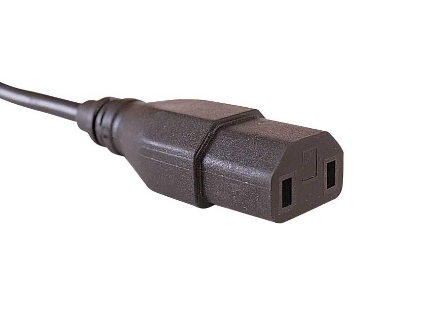 IEC C17 2 Pole 10A Straight Female Connector